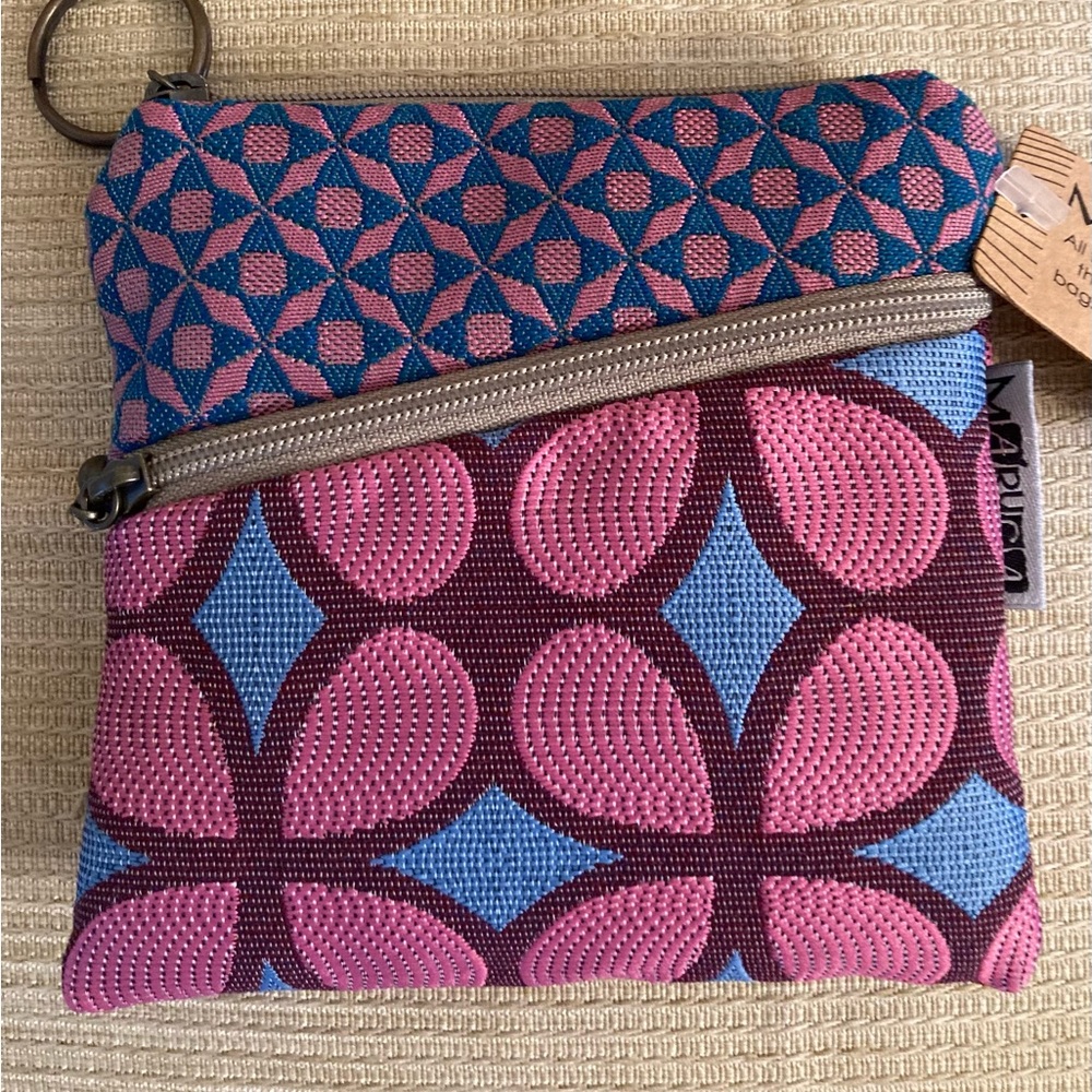 Pink and Blue Patterned Maruca Women's Wallet